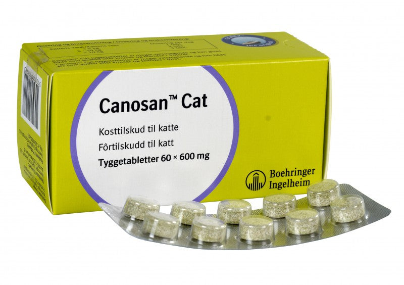 Canosan Ledpleje Tyggetabletter til Kat - 60 Stk