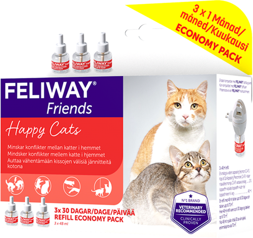 Feliway Friends Genopfyldning til Diffusor 3x48 Ml