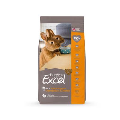 Akudim    Burgess Excel Indedørs Kaninfoder Nuggets   1 5kg   Small Animal Food   Det Bedste Til Kæledyr