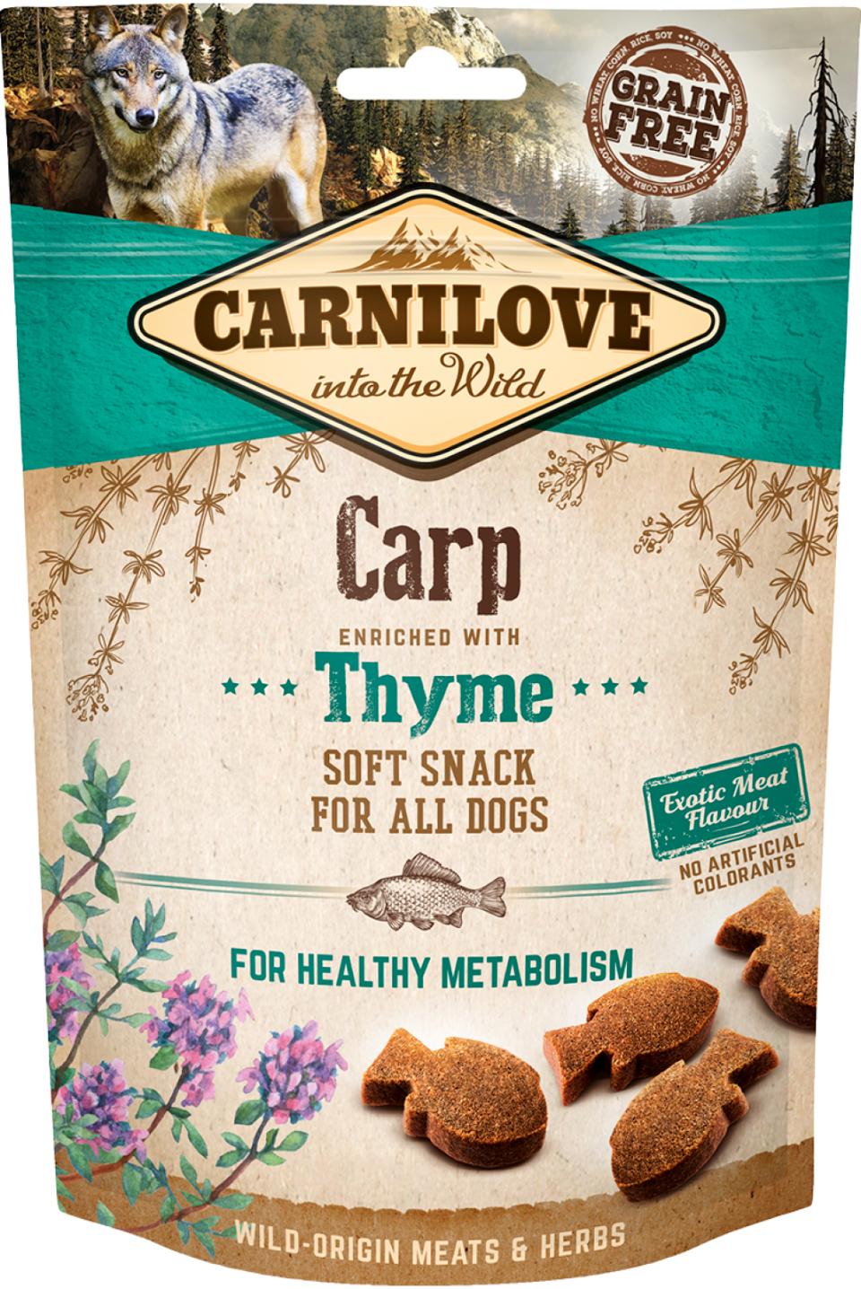 Carnilove Semi Moist Snack med Karpe og Timian 200g