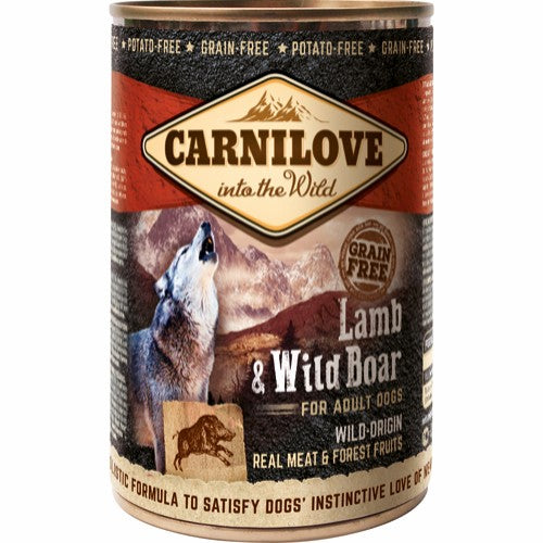 Carnilove Lam og Vildsvin 400g Vådfoder til Hund
