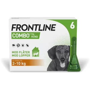 Frontline Combo 2-10 kg - 6 Pipetter Loppe- og Flåtmiddel