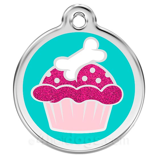 Hundetegn i Glimmer - Cupcake Small fra Red Dingo