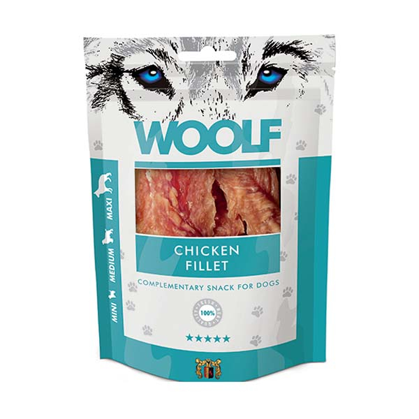 Hundegodbid Woolf Chicken Filet 100 G
