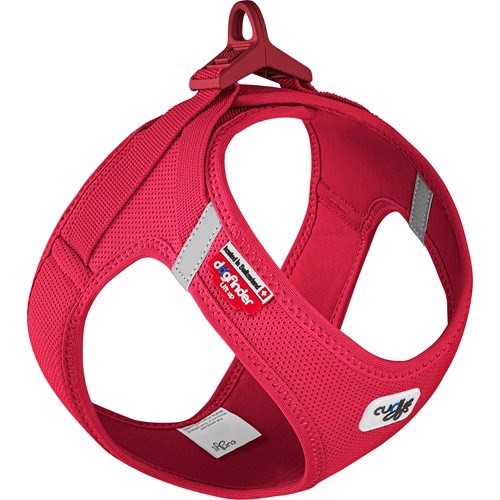 Curli Clasp Air Mesh i Rød til Hunde - Xsmall