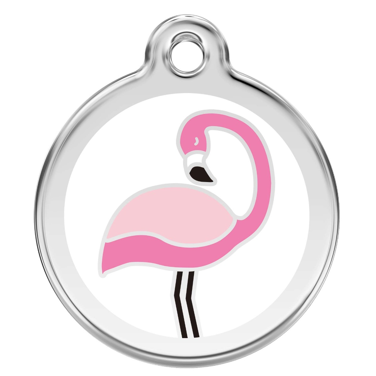 Flamingo Hundetegn Medium - Elegant og Unik Design