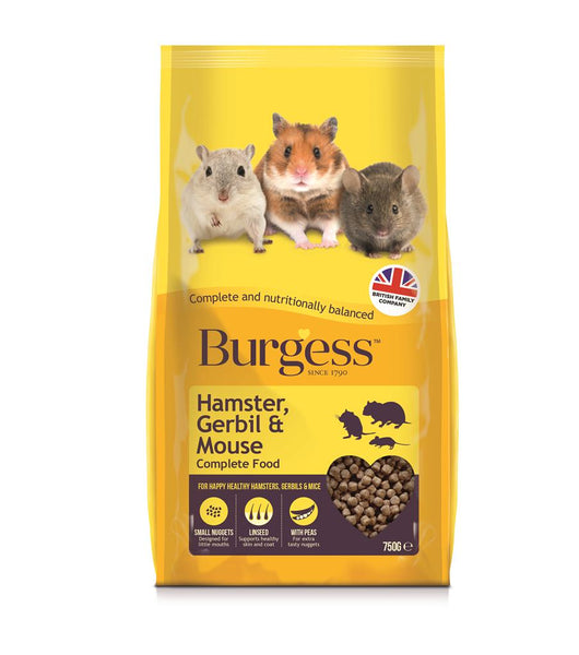 Burgess Hamsterfoder Fra Burgess   Super Premium Foder Til Hamster