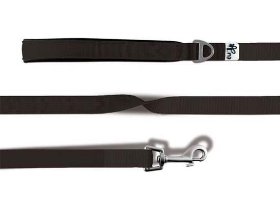 Curli Basic Nylon Hundeline i Sort - Komfortabel og Praktisk