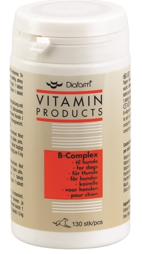 Diafarm B Complex - B Vitaminer til Hunde 130 stk.