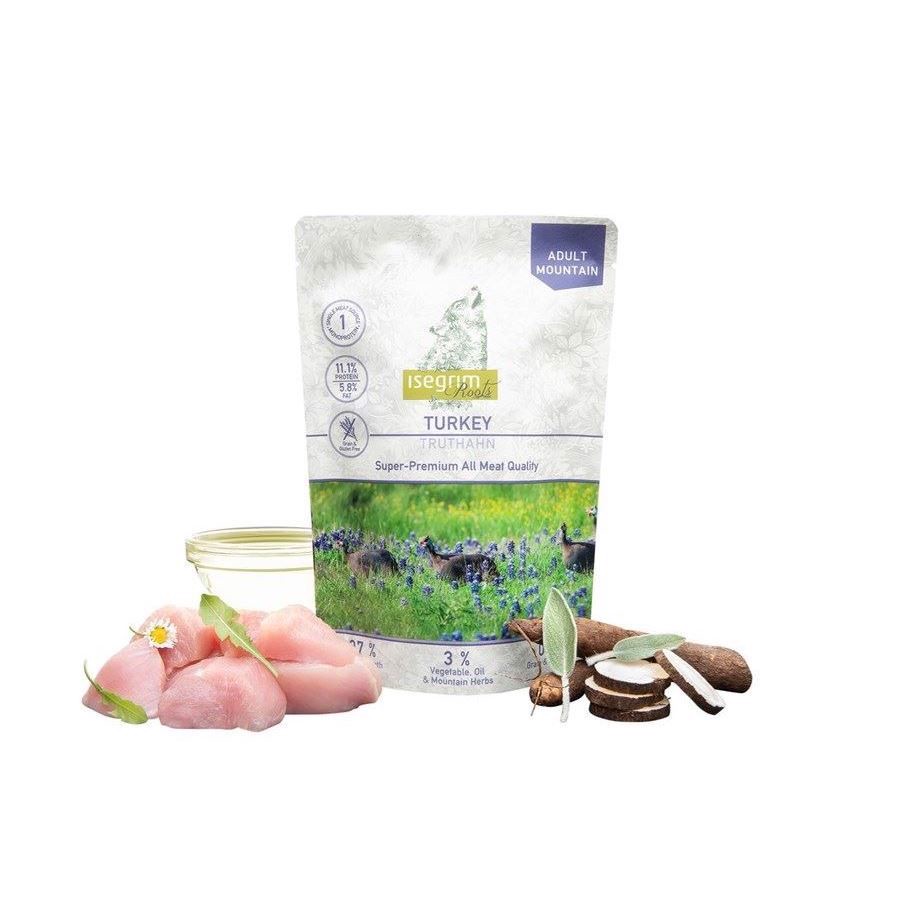 Isegrim Vådfoder med Kalkun 410g - Perfekt til din hund!