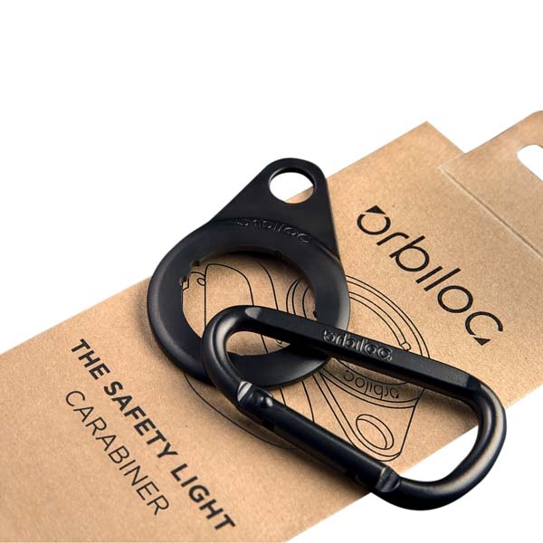 Orbiloc Carabiner til sikker hundelygte i mørket