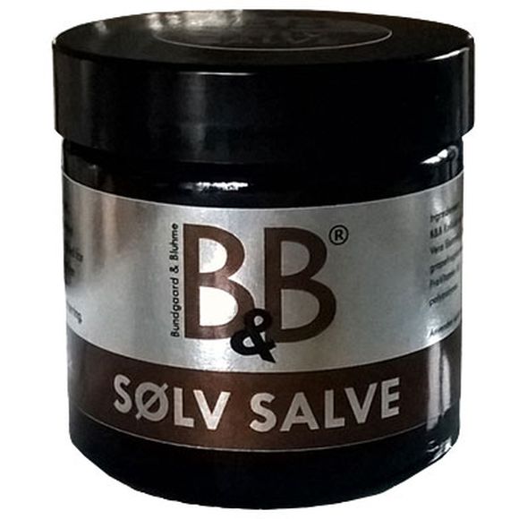 B&B Sølvsalve 60ml - Effektiv pleje til sår og irritation