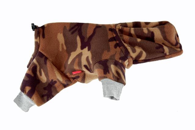 Camouflage Farvet Heldragt Med Hætte