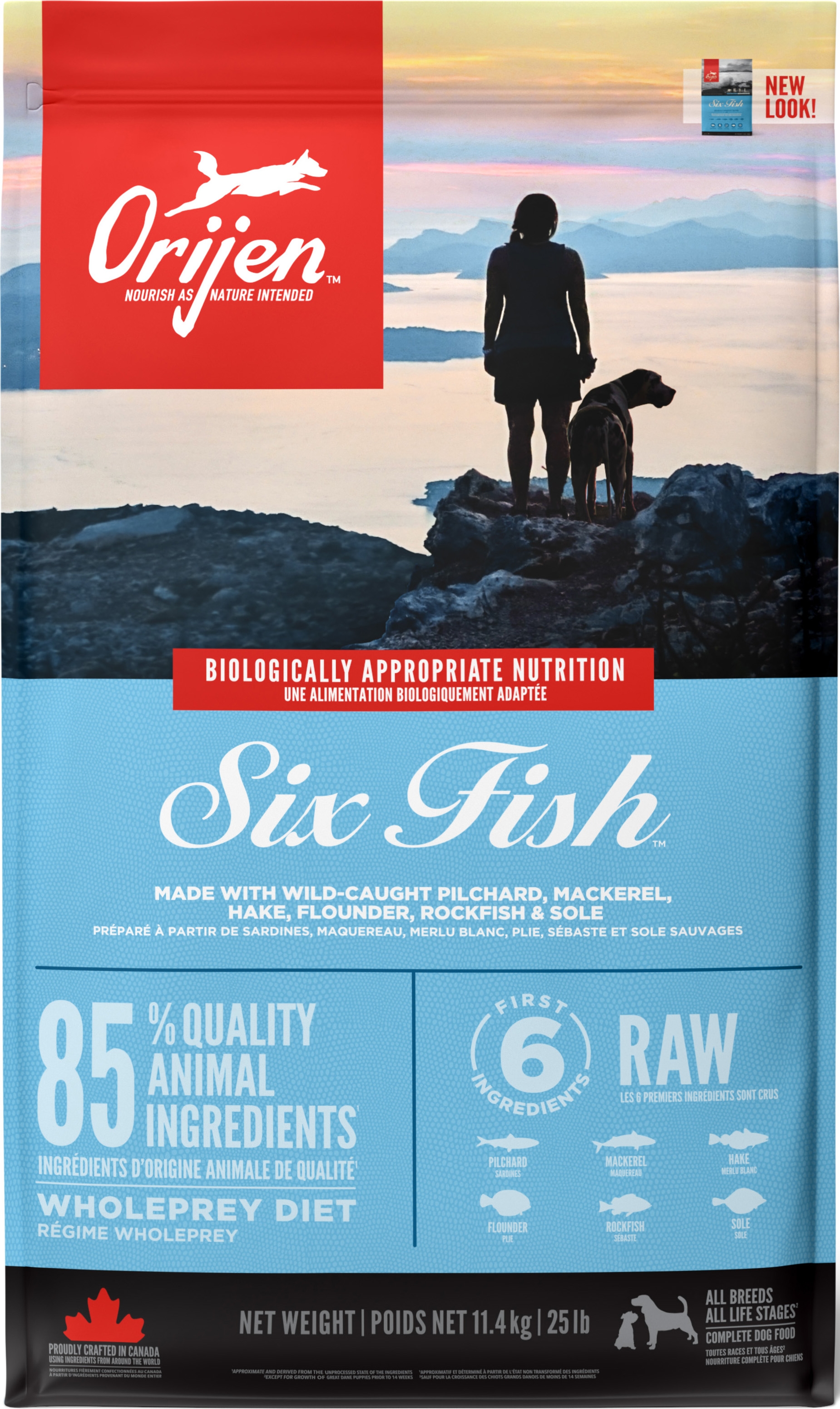 Orijen 6 Fisk  Kornfrit Hundefoder