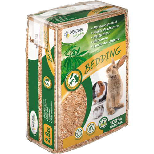 Bedding Hamp Strøelse 2 kg - Naturlig og Støvfrit!