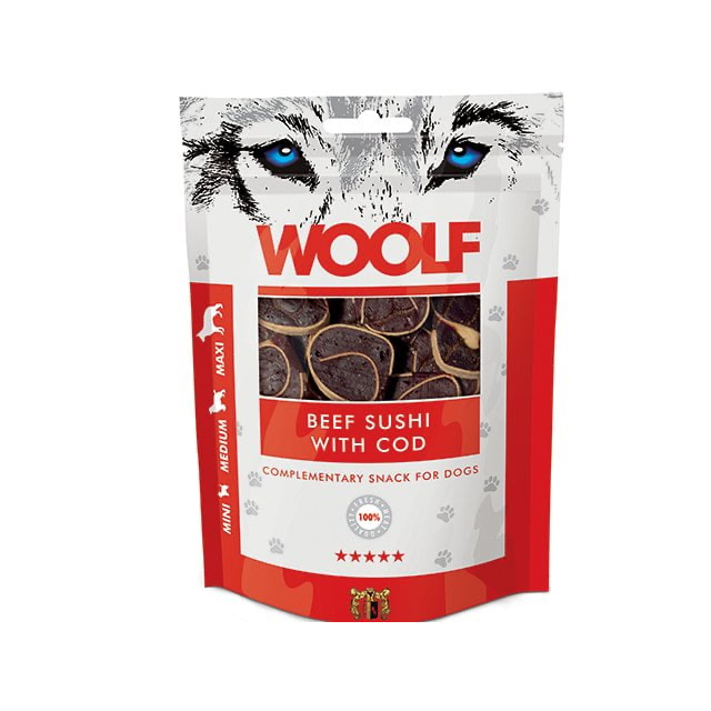 Woolf Beef Sushi With Cod   100 G