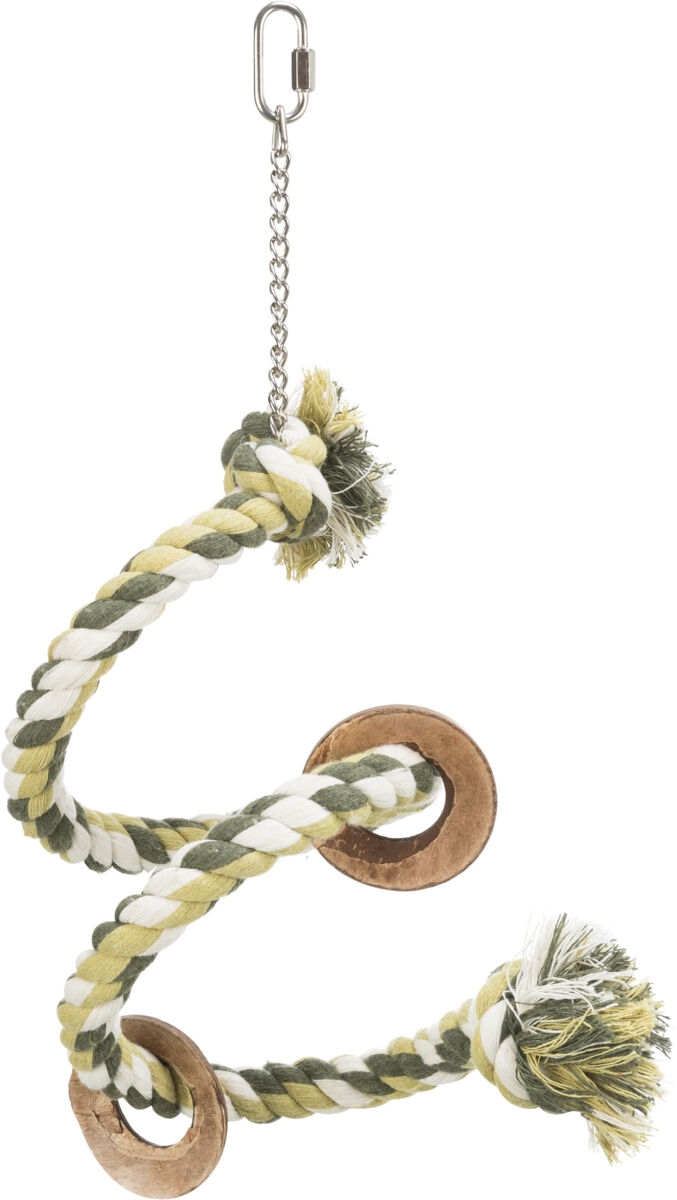 Siddespiral til fugle i bomuld - 50 cm fra Trixie