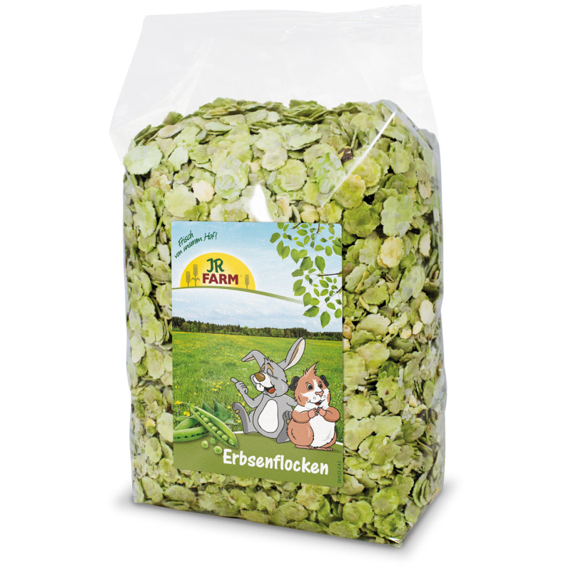 Jr Farm Ærteflager 1 Kg - Naturlig Snack til Kaniner