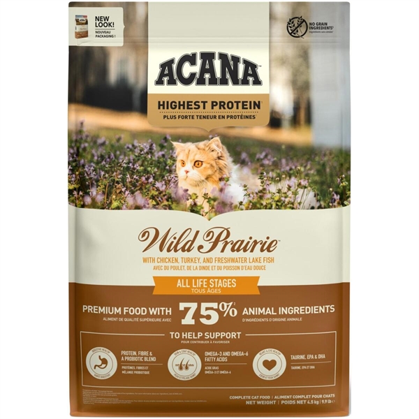Acana Cat Highest Protein Wild Prairie  4 5 Kg