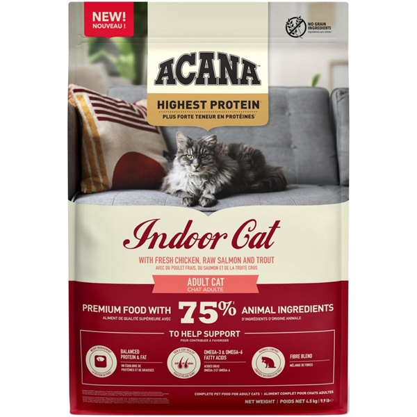 Acana Cat Highest Protein Indoor  4 5 Kg