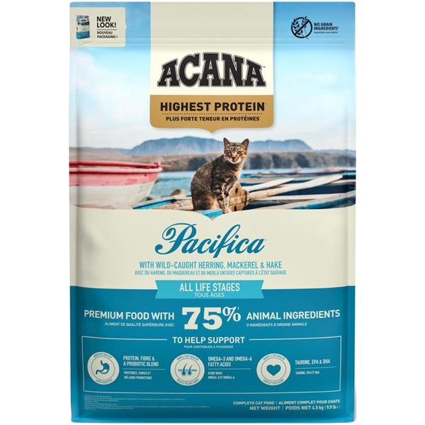 Acana Cat Highest Protein Pacifica  4 5 Kg